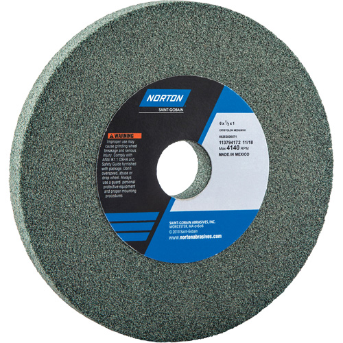 Bench Grinding Wheels - Gemini, 7" x 1", 1" Arbor NRZ Safety Inc.