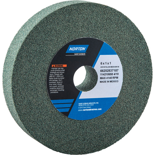 Bench Grinding Wheels - Gemini, 6" x 3/4", 1" Arbor NRZ Safety Inc.