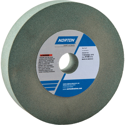 Meules pour rectifieuses d'&eacute;tabli - Meules Gemini, 6" x 1", Arbre de 1" NRZ Safety Inc.