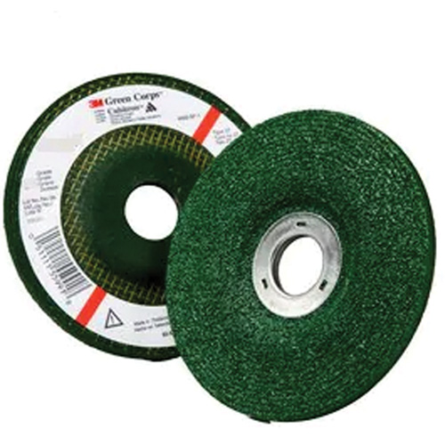 Green Corps Depressed Centre Wheel, 4-1/2" x 1/4", 7/8" Arbor, Aluminum Oxide, Type 27 NRZ Safety Inc.
