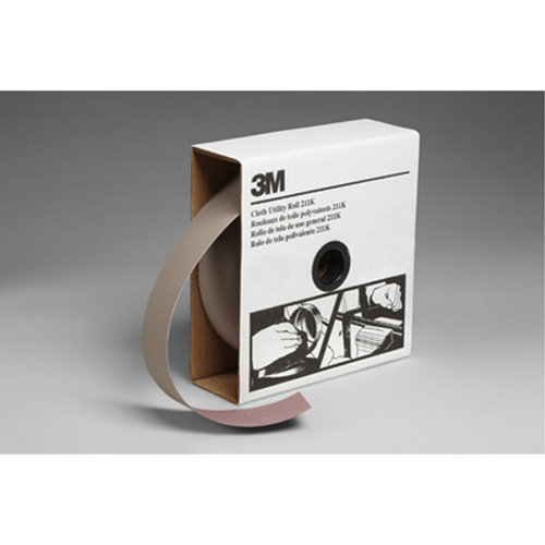 Utility Roll 211K, Aluminum Oxide, 2" W x 150' L, 120 Grit NRZ Safety Inc.