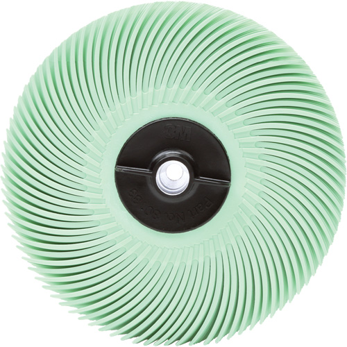Scotch-Brite Radial Bristle Disc, Aluminum Oxide, 1 Micron Grit, 3" Dia. NRZ Safety Inc.