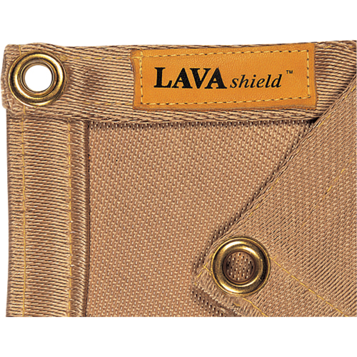 18-Oz. Silica Lavashield Welding Blanket, 6' W x 6' L, Rated Up To 1472°F(800°C) NRZ Safety Inc.