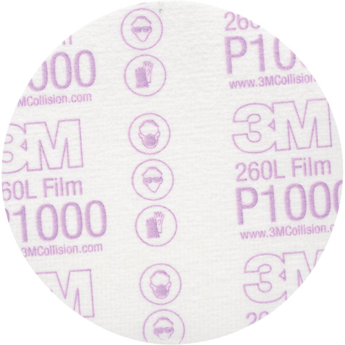Disque de finition en pellicule Hookit, dia 5", Grain P1000, Oxyde d'aluminium NRZ Safety Inc.