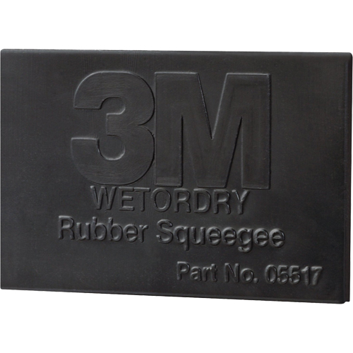 Wetordry Rubber Squeegee, 3", Rubber NRZ Safety Inc.