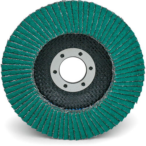 Disques &agrave; lamelles 577F, 4-1/2" x 7/8", Type 29, Grain 40, Zirconium NRZ Safety Inc.