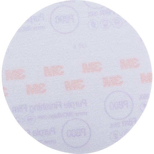 DISQUE FINITION MAUVE 6" HOOKIT GRN P800 50/BTE, 6" Dia., P800 Grit NRZ Safety Inc.