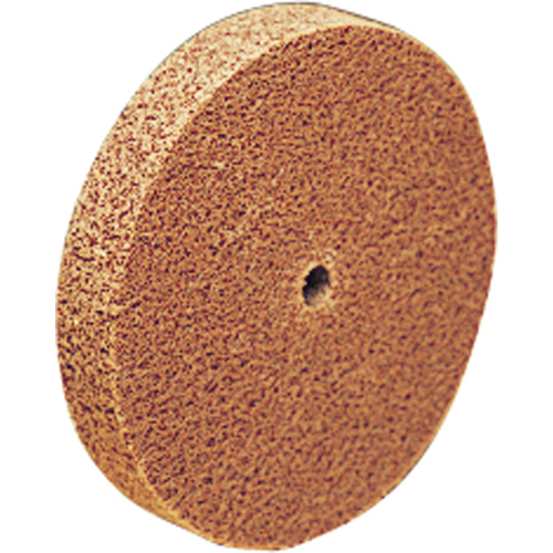 Meule d'abrasion et de polissage unitaris&eacute;e Scotch-Brite, 6" x 1/8", Arbre de 1/2", Grain de Cors&eacute;, Oxyde d'aluminium NRZ Safety Inc.