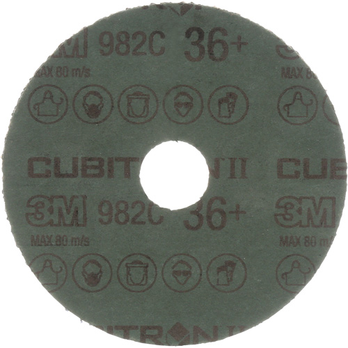 Disques en fibre mod&egrave;le 982C Cubitron II , Grain de c&eacute;ramique, 36+, 7" Dia x 7/8" Arbre NRZ Safety Inc.