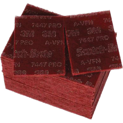 Scotch-Brite 7447 Hand Pads, Aluminum Oxide, 9" x 6", Very Fine Grit NRZ Safety Inc.