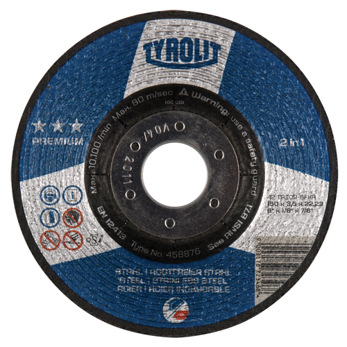 2-IN-1 Combination Wheel - 6", Type 27 NRZ Safety Inc.