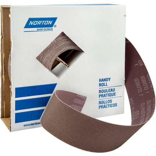 Metalite&reg; Sanding Roll, Aluminum Oxide, 2" W x 150' L, 220 Grit NRZ Safety Inc.