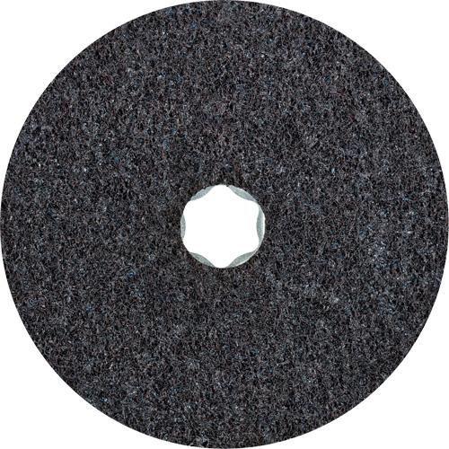 Disc de conditionnement de surface &agrave; boucles et crochets, 4-1/2" dia., Grain Moyen, Oxyde d'aluminium NRZ Safety Inc.