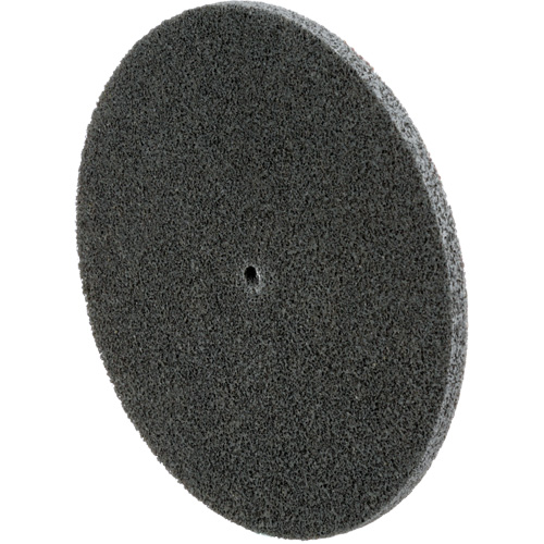 Scotch-Brite EXL Unitized Wheel, 6" x 1/4", 1/4" Arbor, Fine Grit, Silicon Carbide NRZ Safety Inc.