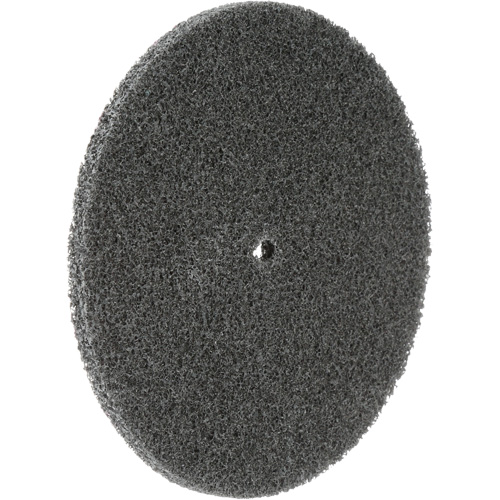 Meule unitaris&eacute;e EXL Scotch-Brite, 5" x 1/4", Arbre de 1/4", Grain de Fin, Carbure de silicium NRZ Safety Inc.