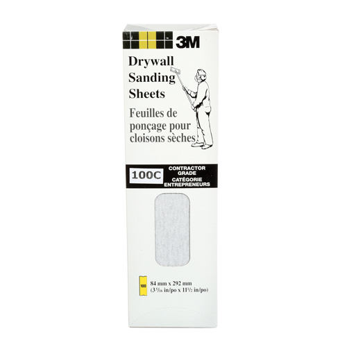 Tri-M-ite Fre-Cut Die -Cut Drywall Sheet, 11-1/4" x 3-5/16", 100 Grit, Silicon Carbide NRZ Safety Inc.