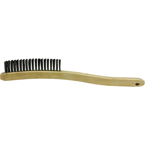 Brosse de nettoyage, Acier inoxydable, 3 x 19 rangs de fils, Longueur 13-11/16" NRZ Safety Inc.