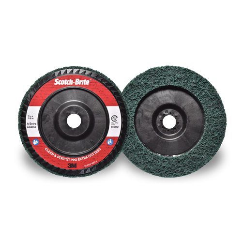Scotch-Brite Clean & Strip XT Pro Extra Cut Disc, 7" Dia., Extra Coarse Grit, Aluminum Oxide NRZ Safety Inc.