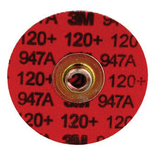 Disque &agrave; bordure durable Cubitron II Roloc, 3" dia., Grain 120+, C&eacute;ramique NRZ Safety Inc.