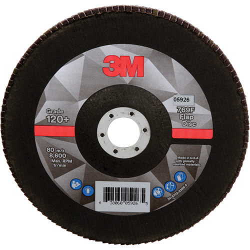 769F Quick Change Flap Disc, 7" x 7/8", Type 27, 120+ Grit, Aluminum Oxide/Ceramic NRZ Safety Inc.