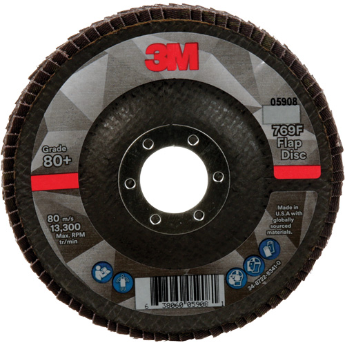 769F Quick Change Flap Disc, 4-1/2" x 7/8", Type 29, 80+ Grit, Ceramic NRZ Safety Inc.