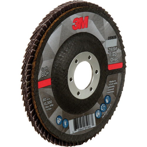769F Quick Change Flap Disc, 4-1/2" x 7/8", Type 29, 80+ Grit, Ceramic NRZ Safety Inc.