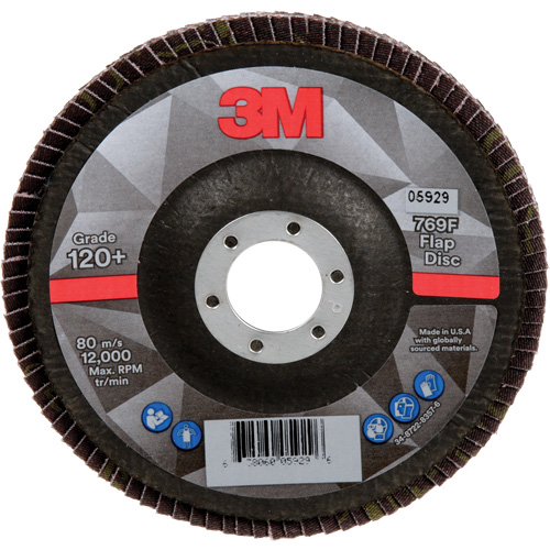 769F Quick Change Flap Disc, 5" x 7/8", Type 29, 120+ Grit, Ceramic NRZ Safety Inc.
