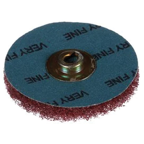 Disque HS de polissage et de brossage &agrave; changement rapide Standard Abrasives, 2" dia., Grain Tr&egrave;s fin, Oxyde d'aluminium NRZ Safety Inc.