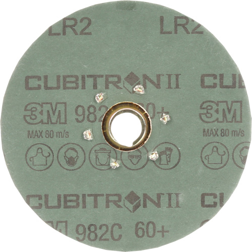 Cubitron II 982C Fibre Disc, Ceramic, 60+, 4-1/2" Dia NRZ Safety Inc.