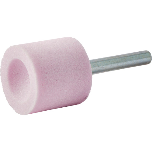 Vitrified Bond Mounted Point, A38, Aluminum Oxide, 1" Dia., 1" L, 80 Grit NRZ Safety Inc.