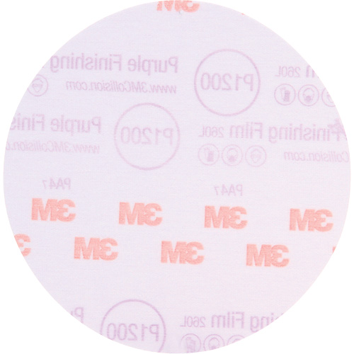 Disque de finition en pellicule Hookit 260L, dia 6", Grain P1200, Oxyde d'aluminium, 3 mils NRZ Safety Inc.