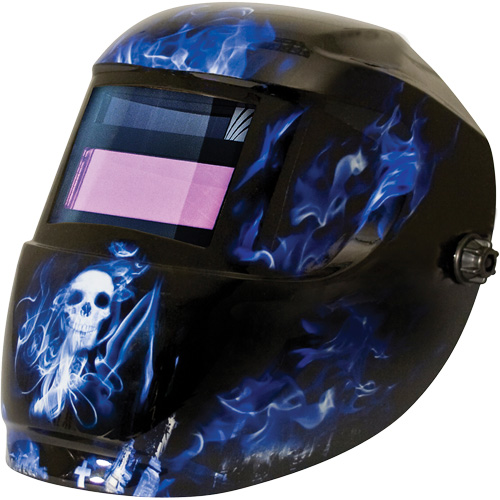 Carrera ArcOne&reg; Hood, 2" L x 3" W View Area, 9 - 13 Shade Range, Blue NRZ Safety Inc.