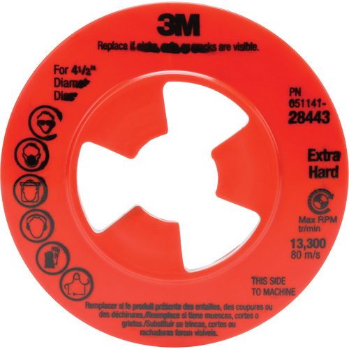 Extra-Hard Ribbed Disc Pad Face Plate NRZ Safety Inc.