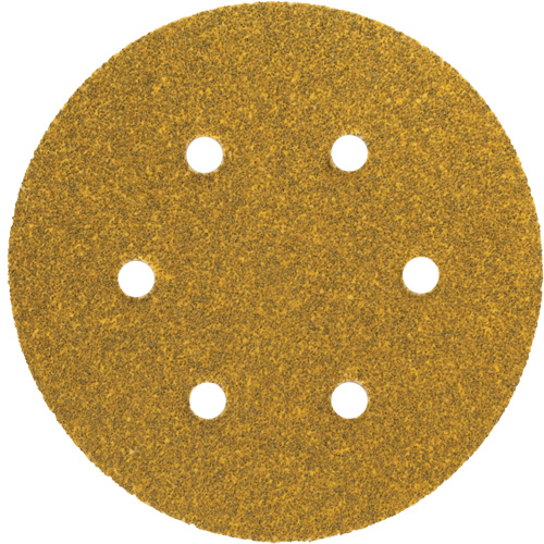 Disque de ponçage en papier autoagrippant avec aspiration Gold Reserve A296, dia 5", Grain P220/Fin, Oxyde d'aluminium, Poids C NRZ Safety Inc.