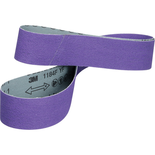 Cubitron 3 Cloth Belt 1184F, 2" W x 132" L, Ceramic, 80+ Grit NRZ Safety Inc.