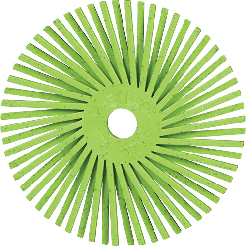 Scotch-Brite Type A Precision Radial Bristle Brush PN-RB, Ceramic, 50+ Grit, 3" Dia. NRZ Safety Inc.