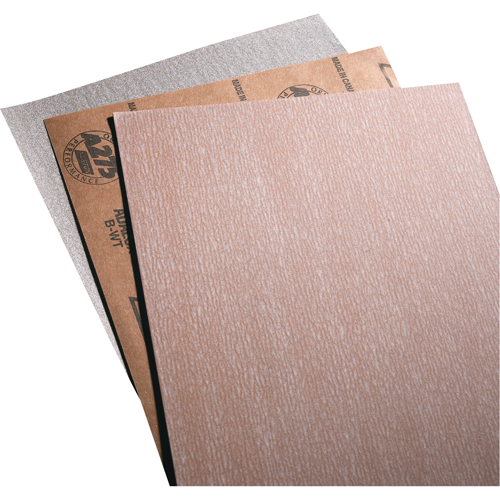 Sandpaper, Paper Sheets - No-Fil Adalox A275, 9" x 11", 80 Grit, Aluminum Oxide NRZ Safety Inc.