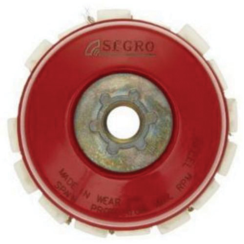 Brosse-boisseau en fil m&eacute;tallique serti avec grille de protection NRZ Safety Inc.