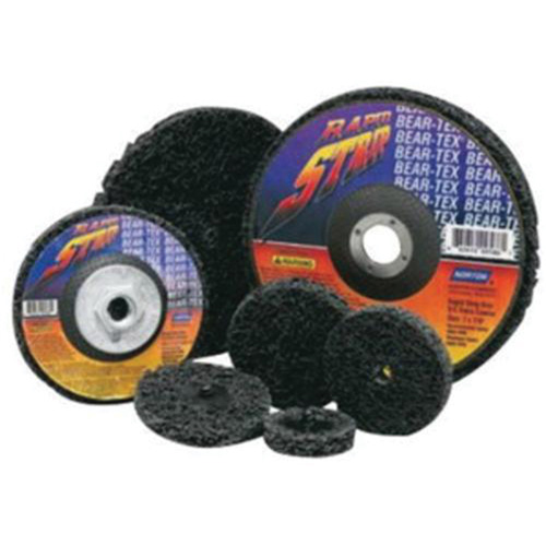 Bear-Tex&reg; Rapid Strip Non-Woven Quick-Change Disc, 2" Dia., Extra Coarse Grit, Silicon Carbide NRZ Safety Inc.