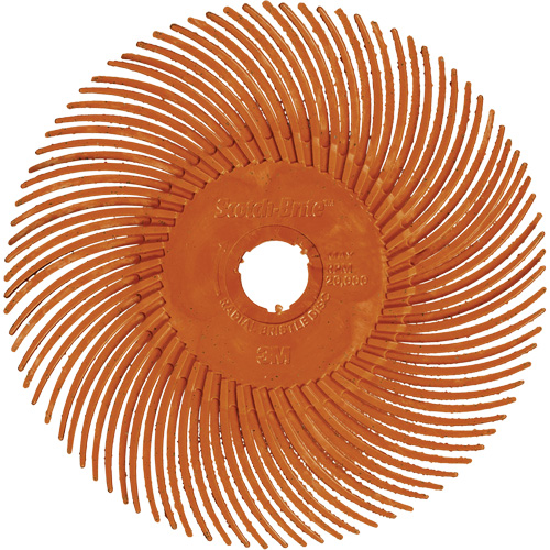Scotch-Brite Type C Precision Radial Bristle Brush PN-RB, Ceramic, 80+ Grit, 2" Dia. NRZ Safety Inc.