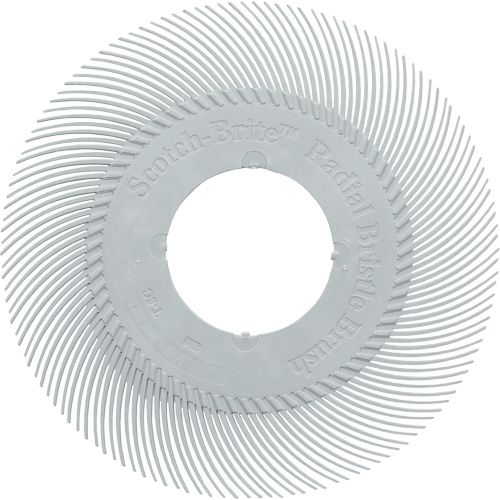 Scotch-Brite Type C Precision Radial Bristle Brush PN-RB without Adapter, Ceramic, 120+ Grit, 7-5/8" Dia. NRZ Safety Inc.