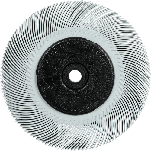 Scotch-Brite Type C Precision Radial Bristle Brush PN-RB with Keyway Core, Ceramic, 120+ Grit, 6" Dia. NRZ Safety Inc.