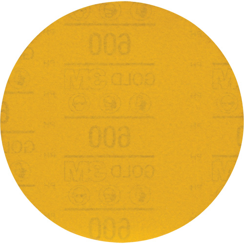 Hookit Gold Abrasive Disc 09260, 6" Dia., 600 Grit, Aluminum Oxide, C-Weight NRZ Safety Inc.