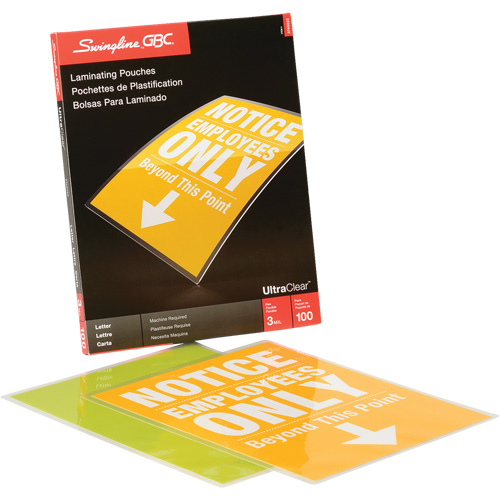 Laminated Letter Size Pouch NRZ Safety Inc.