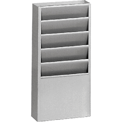 Pr&eacute;sentoirs, Stationnaire, 5 fentes, Acier, 9-3/4" la x 4-1/8" p x 21" h NRZ Safety Inc.