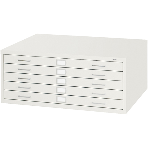 Steel Plan Files-5 Drawer, 5 Drawers, 40-3/8" W x 29-3/8" D x 16-1/2" H NRZ Safety Inc.