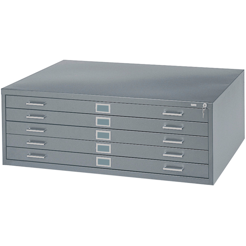 Steel Plan Files, 5 Drawers, 40-3/8" W x 29-3/8" D x 16-1/2" H NRZ Safety Inc.