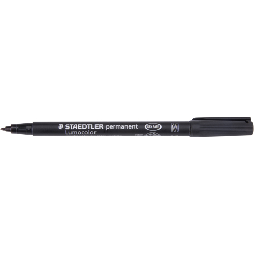 Lumocolor&reg; Permanent Marker, Black, Medium Tip NRZ Safety Inc.