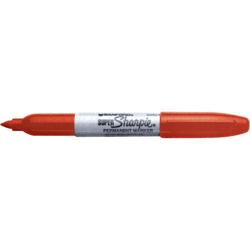 Permanent Markers - Super, Fine, Red NRZ Safety Inc.