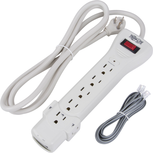 Protect-It Surge Suppressors, 7 Outlets, 1080 J, 1800 W, 6' Cord NRZ Safety Inc.